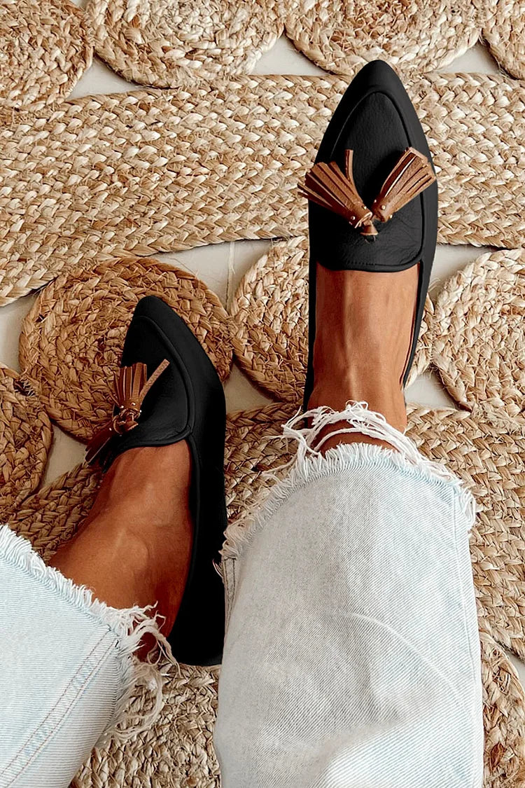 Vesperia - Moderne loafers met franjes