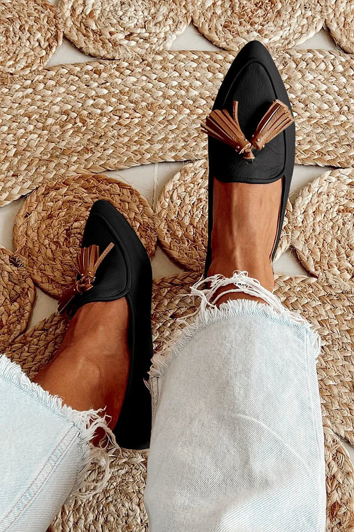 Vesperia - Moderne loafers met franjes