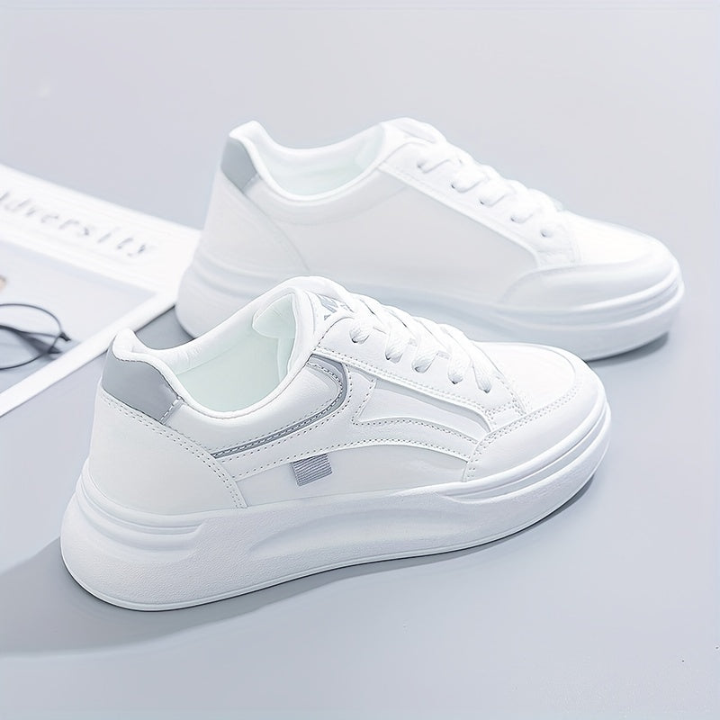 Chique witte sneakers met licht comfort