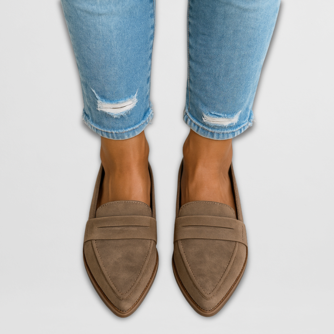 Nadia™ | Suède loafers