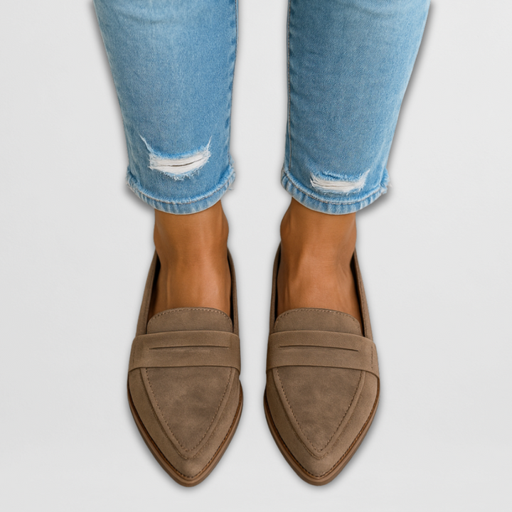 Nadia™ | Suède loafers