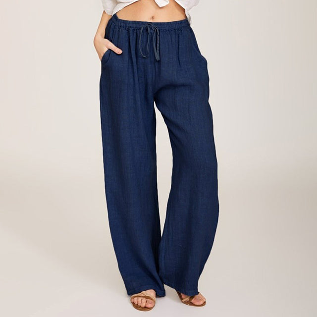 Enara - Comfortabele broek met koord