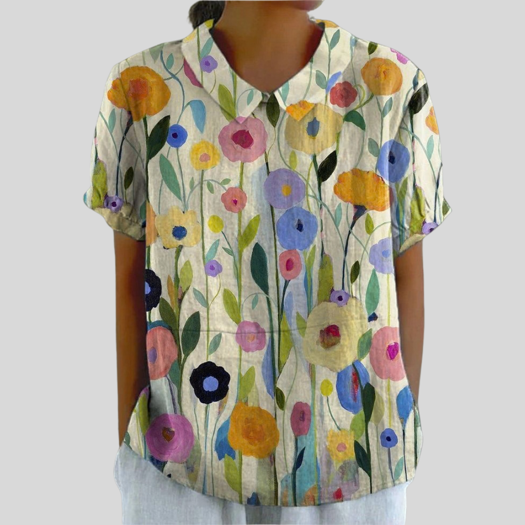 Elegante comfortabele bloementop