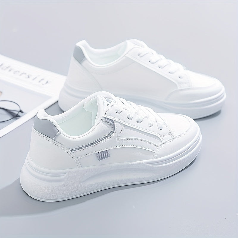 Chique witte sneakers met licht comfort