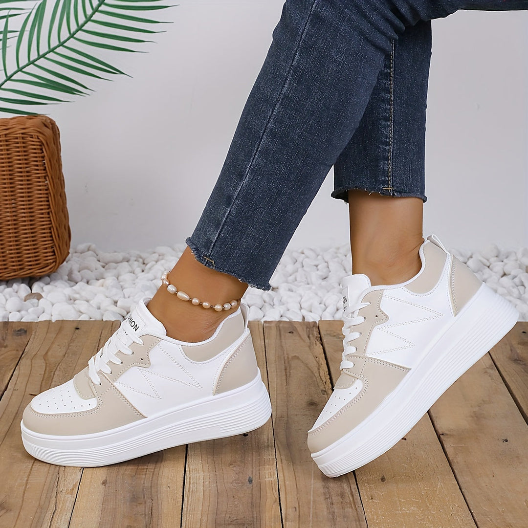 Chloë | Elegante plateausneakers