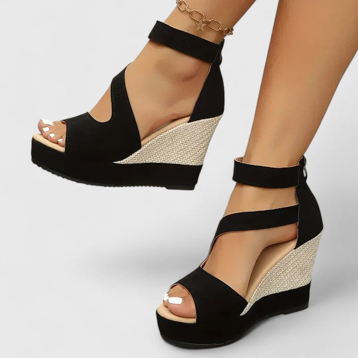 Aviana - Orthopedische sandalen met sleehak