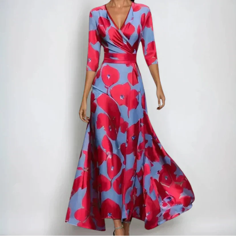 Emily | Elegante bloemenjurk