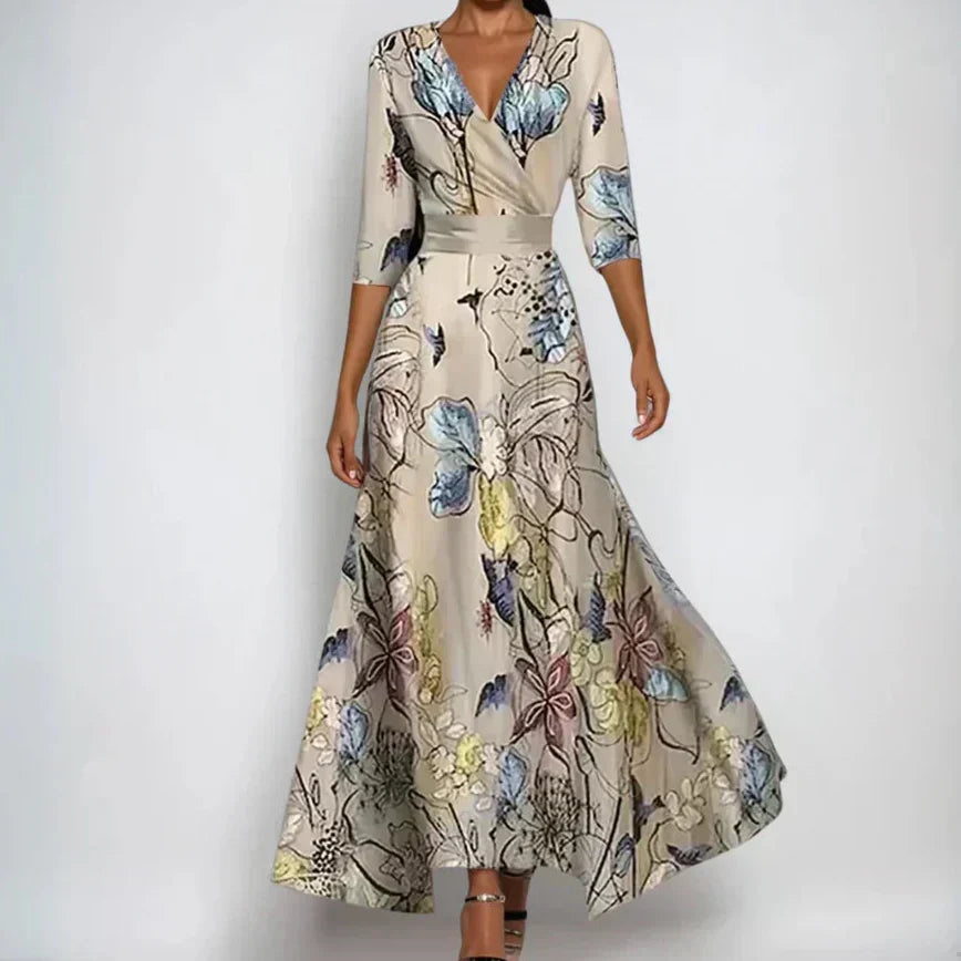 Emily | Elegante bloemenjurk