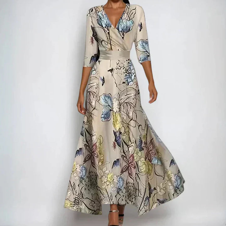Emily | Elegante bloemenjurk