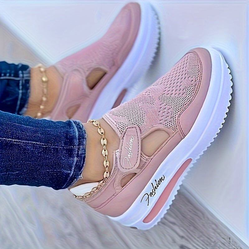 Ademende instapsneakers met stabiel comfort