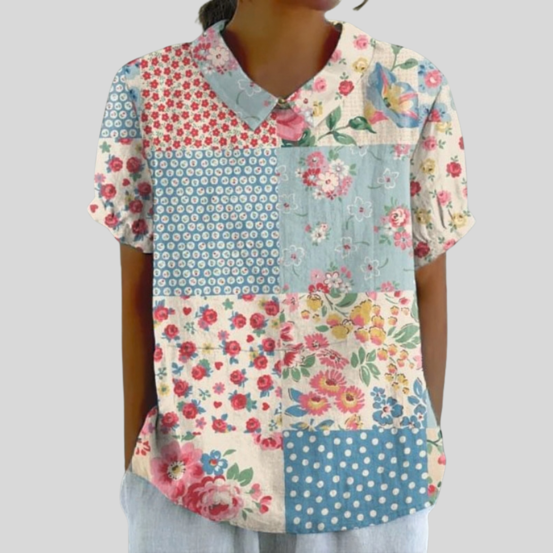 Elegante comfortabele bloementop