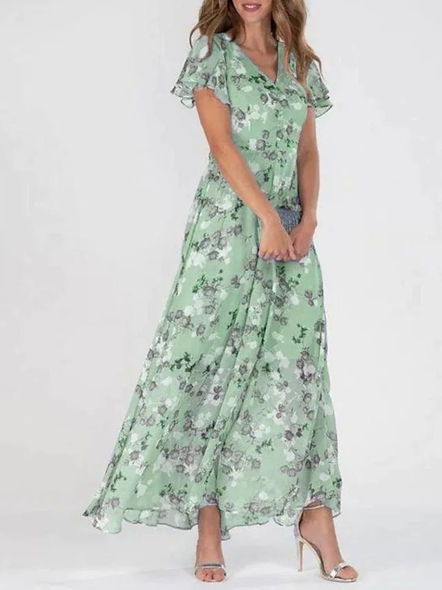 ZURI | ELEGANTE SOEPELVALLENDE JURK MET AFSLANKEND EFFECT