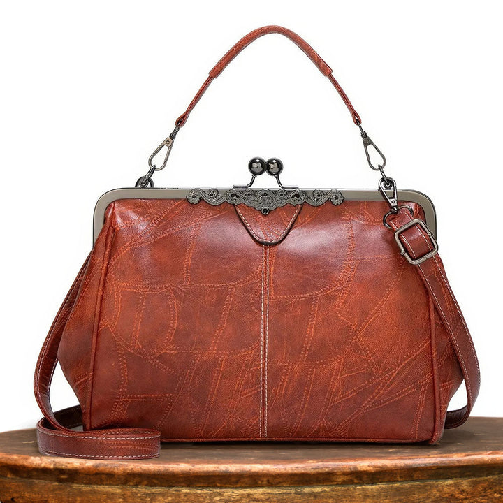 Lily™ | Vintage leren tas