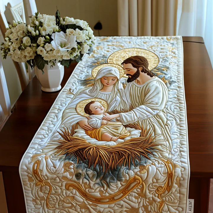 Gequilt Tafelkleed - Licht van Bethlehem