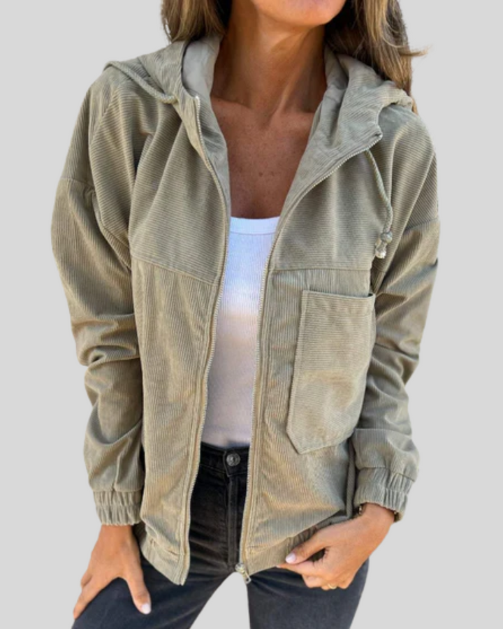 Mabel | Zacht vest met rits