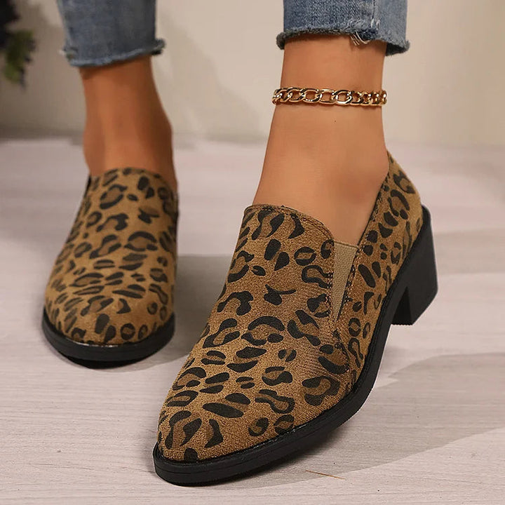 Angelique™ | loafers met luipaardprint