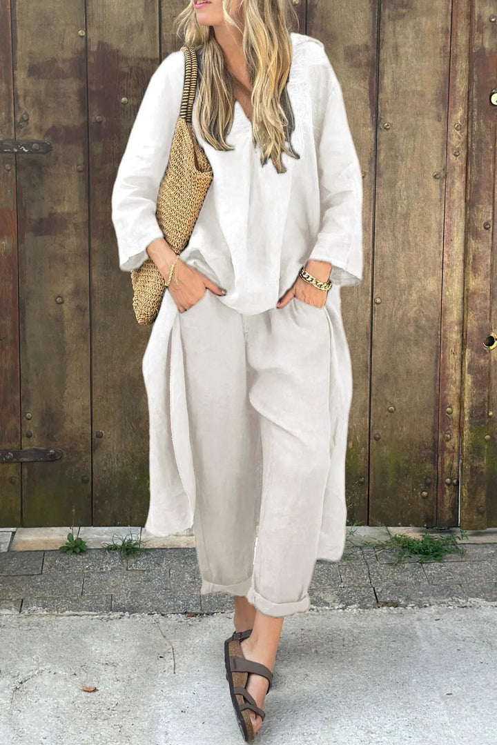 Vaelora - Set met gedrapeerde elegantie