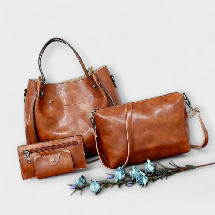 Azura - Vierdelige vintage tassenset
