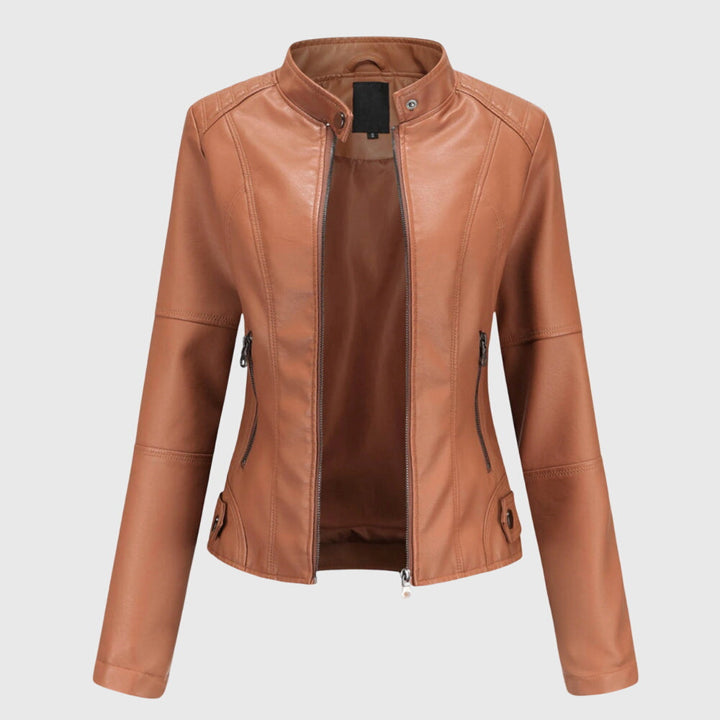 Giorgina™ - Elegante leren damesjas