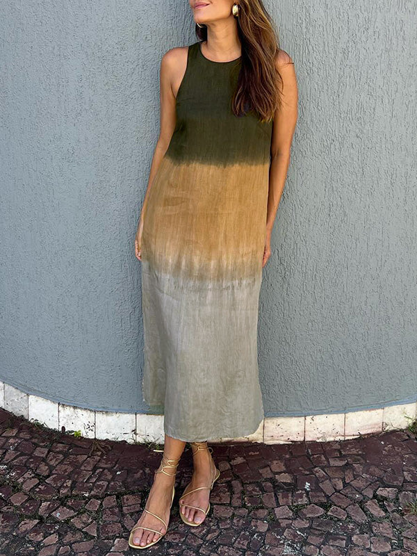 Heather - Casual jurk met kleurverloop