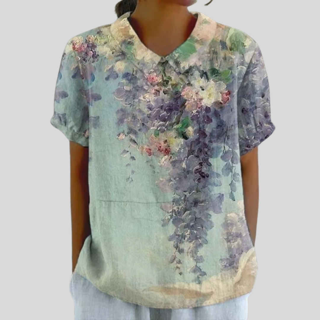 Elegante comfortabele bloementop