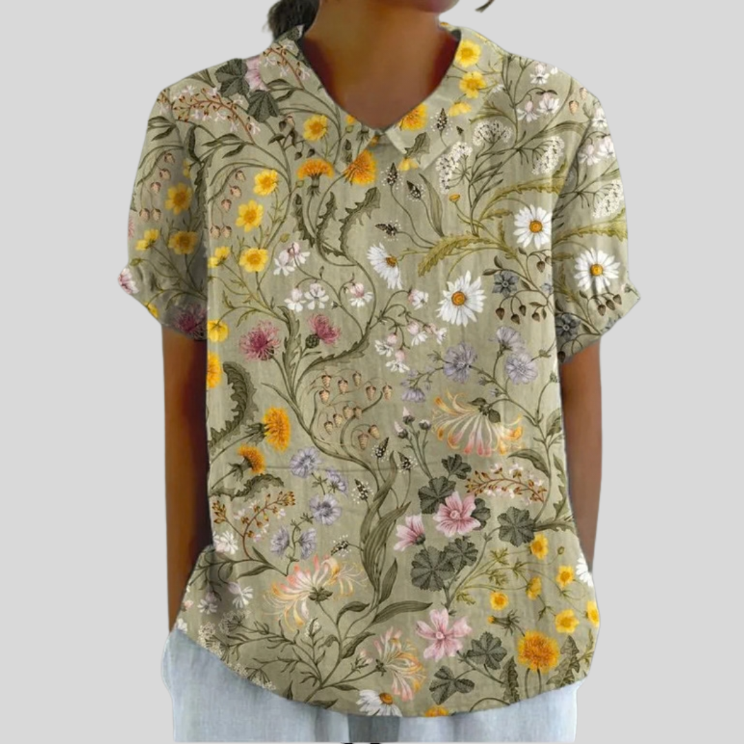 Elegante comfortabele bloementop
