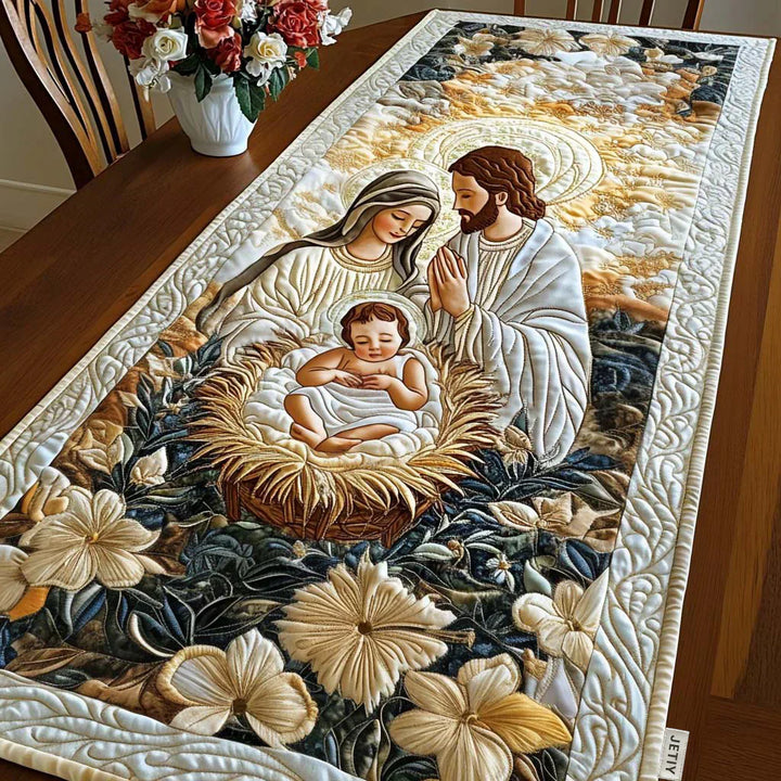 Gequilt Tafelkleed - Goddelijke Kribbe