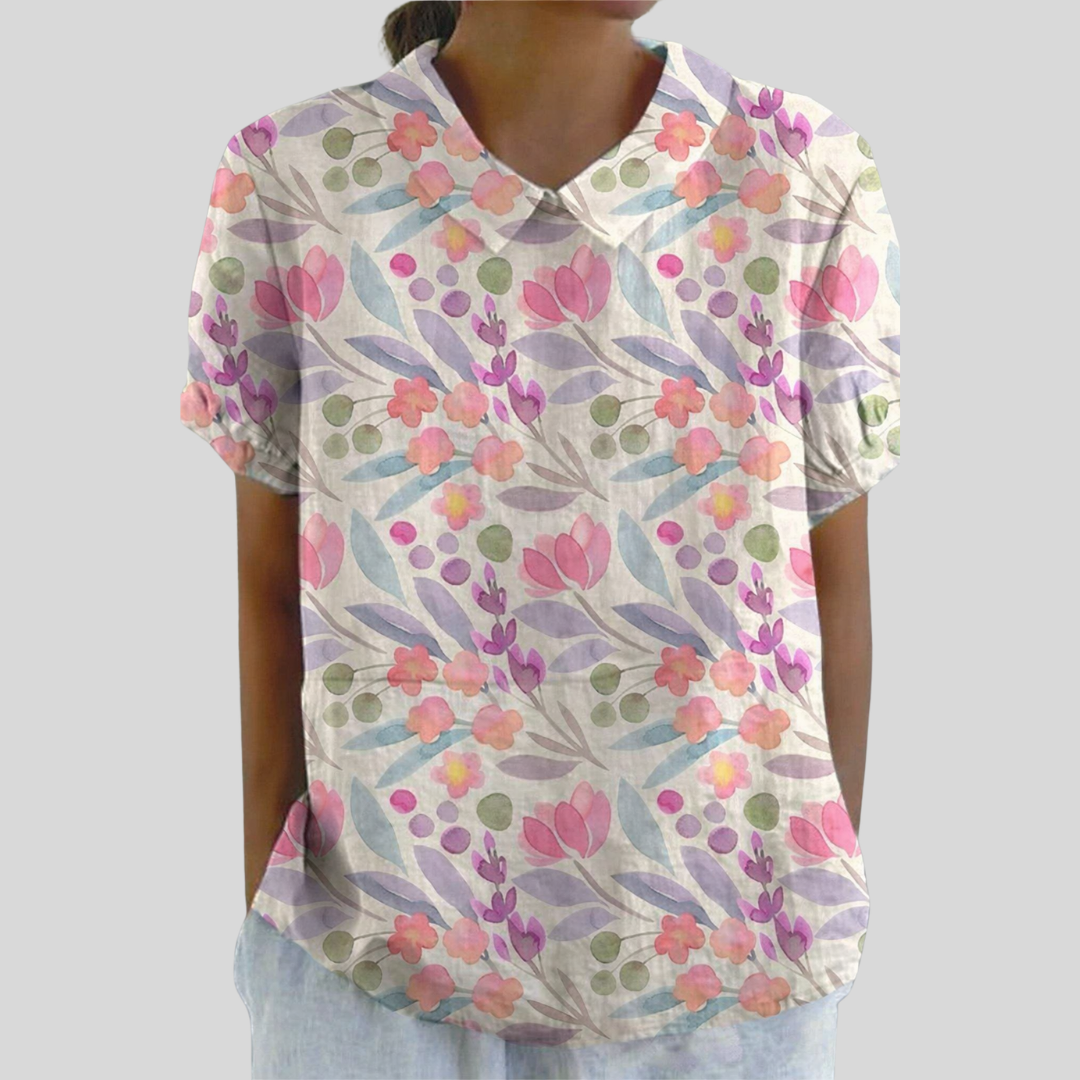 Elegante comfortabele bloementop