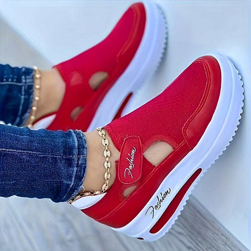 Ademende instapsneakers met stabiel comfort