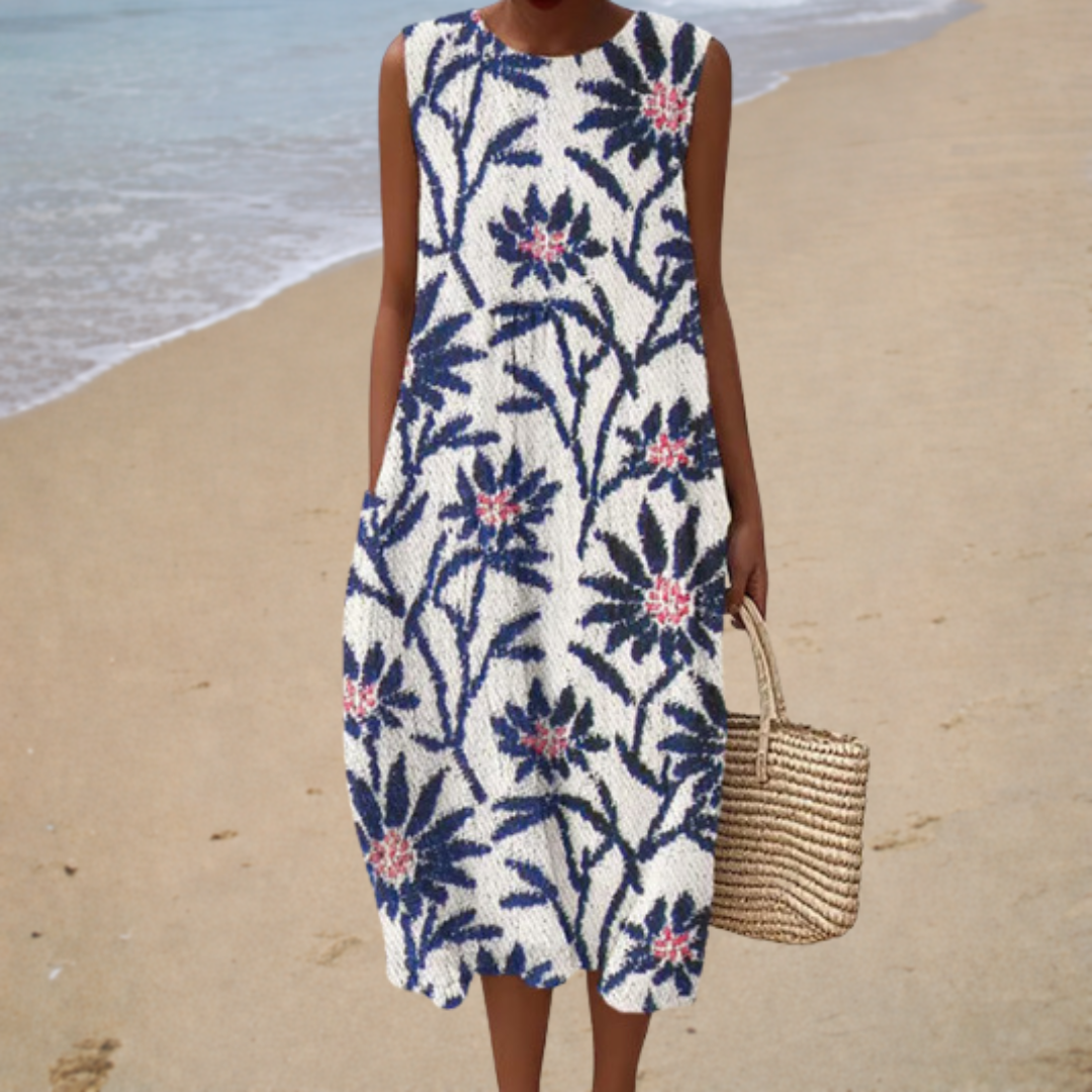 Comfortabele mouwloze zomerjurk