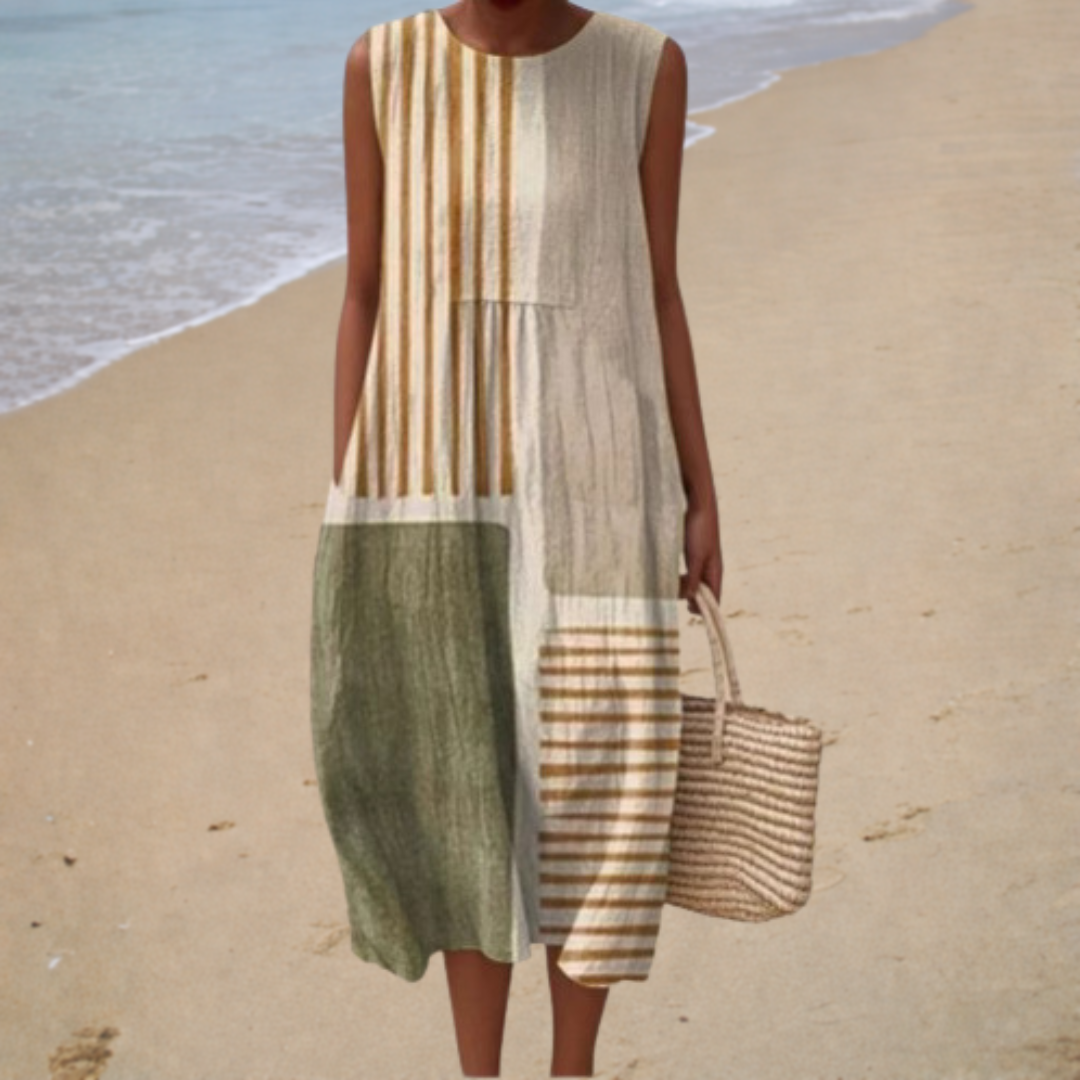 Comfortabele mouwloze zomerjurk