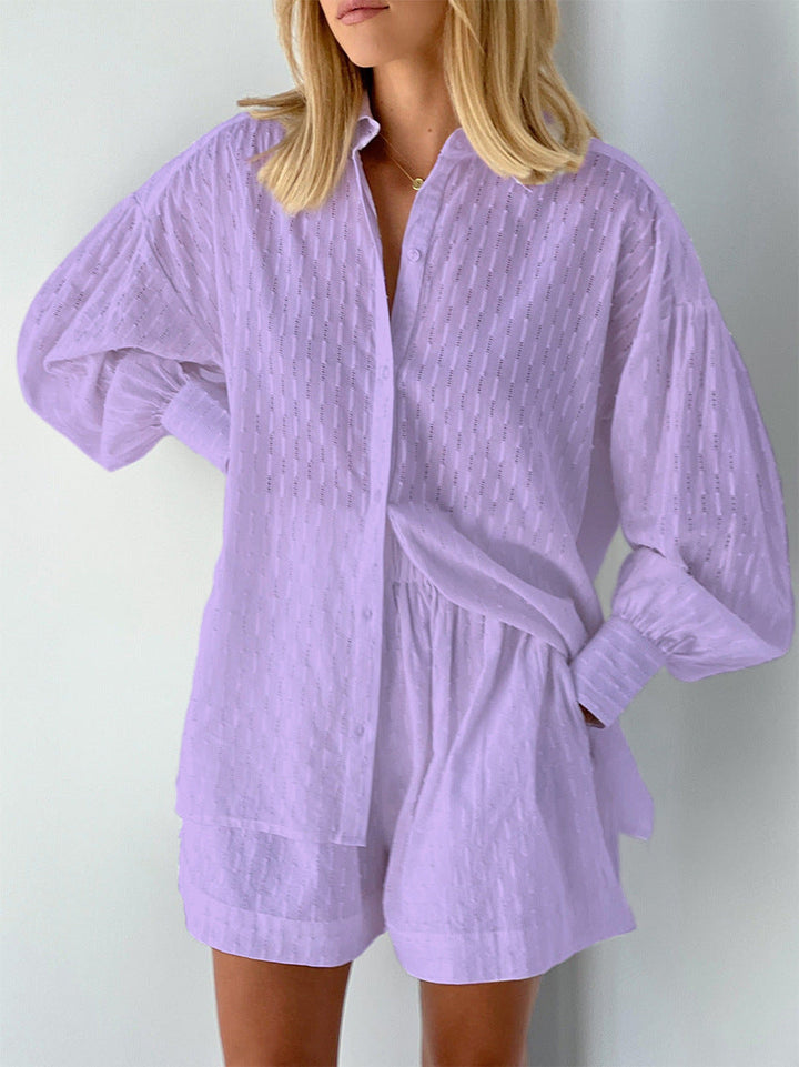 Elizabeth - Lichte set met blouse en short