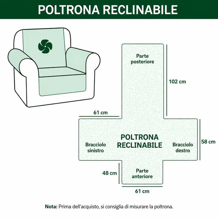Marlies - Gewatteerde bankhoes Patroon Winters