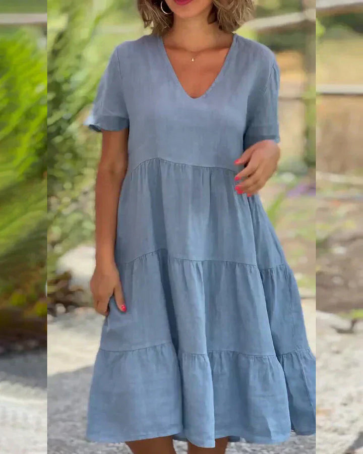 Bexley - Casual zomerjurk met V-hals