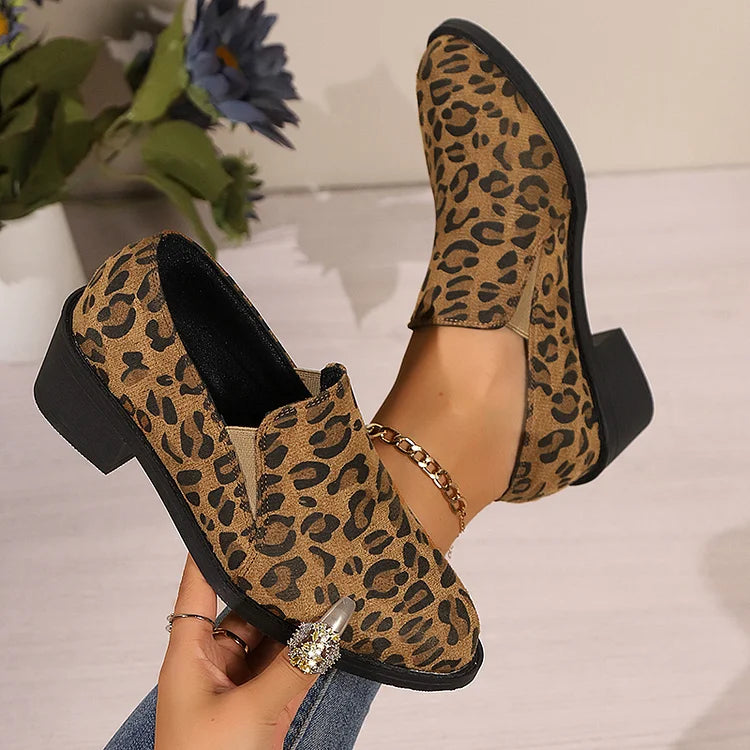 Angelique™ | loafers met luipaardprint