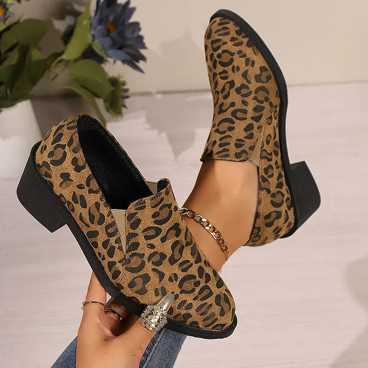 Angelique™ | loafers met luipaardprint