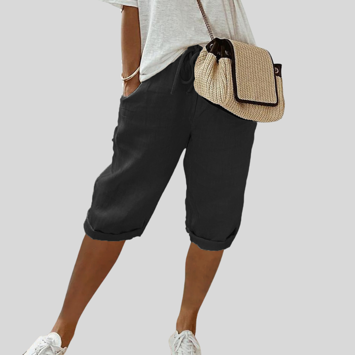 Elegante soepelvallende comfortshort