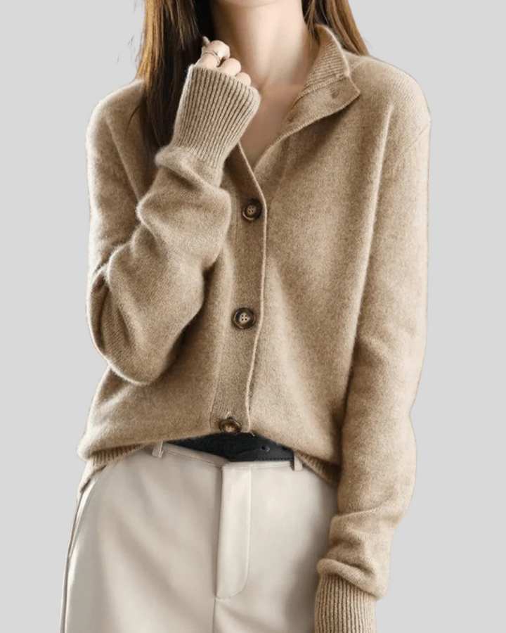 Claire | Kasjmier vest in retrostijl