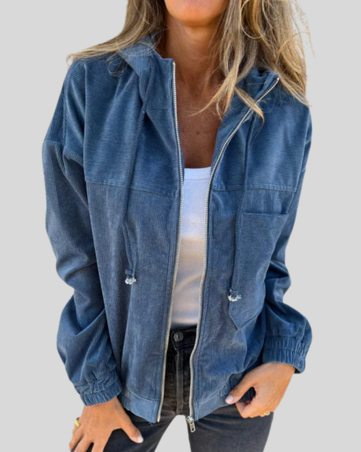 Mabel | Zacht vest met rits