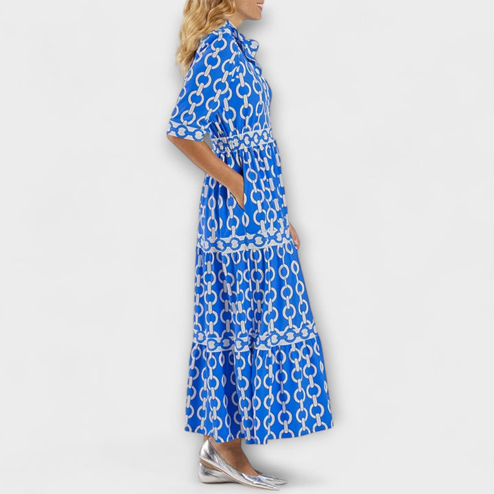 JULIANA | MIDI-JURK MET KETTINGMOTIEF