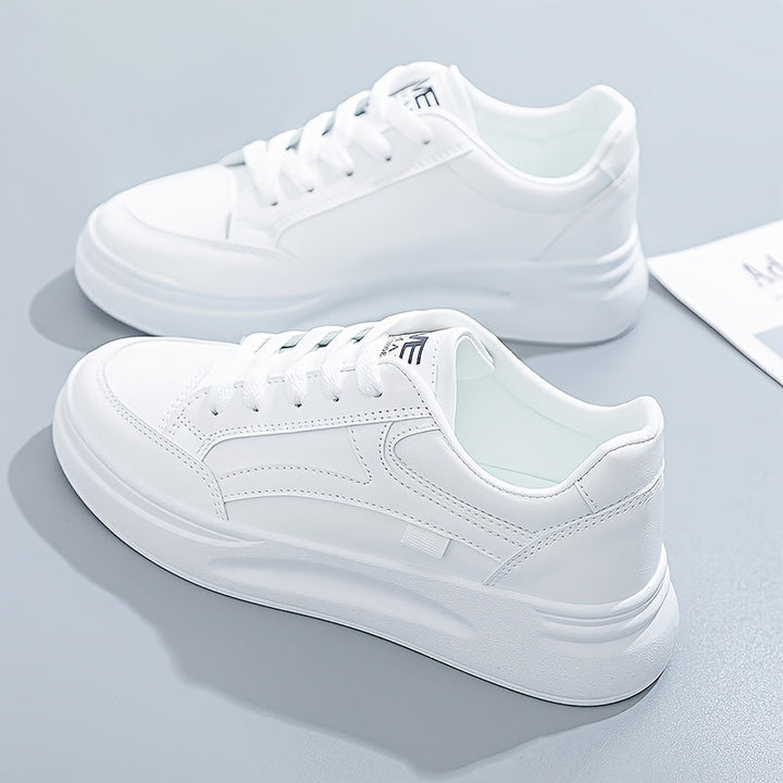Chique witte sneakers met licht comfort