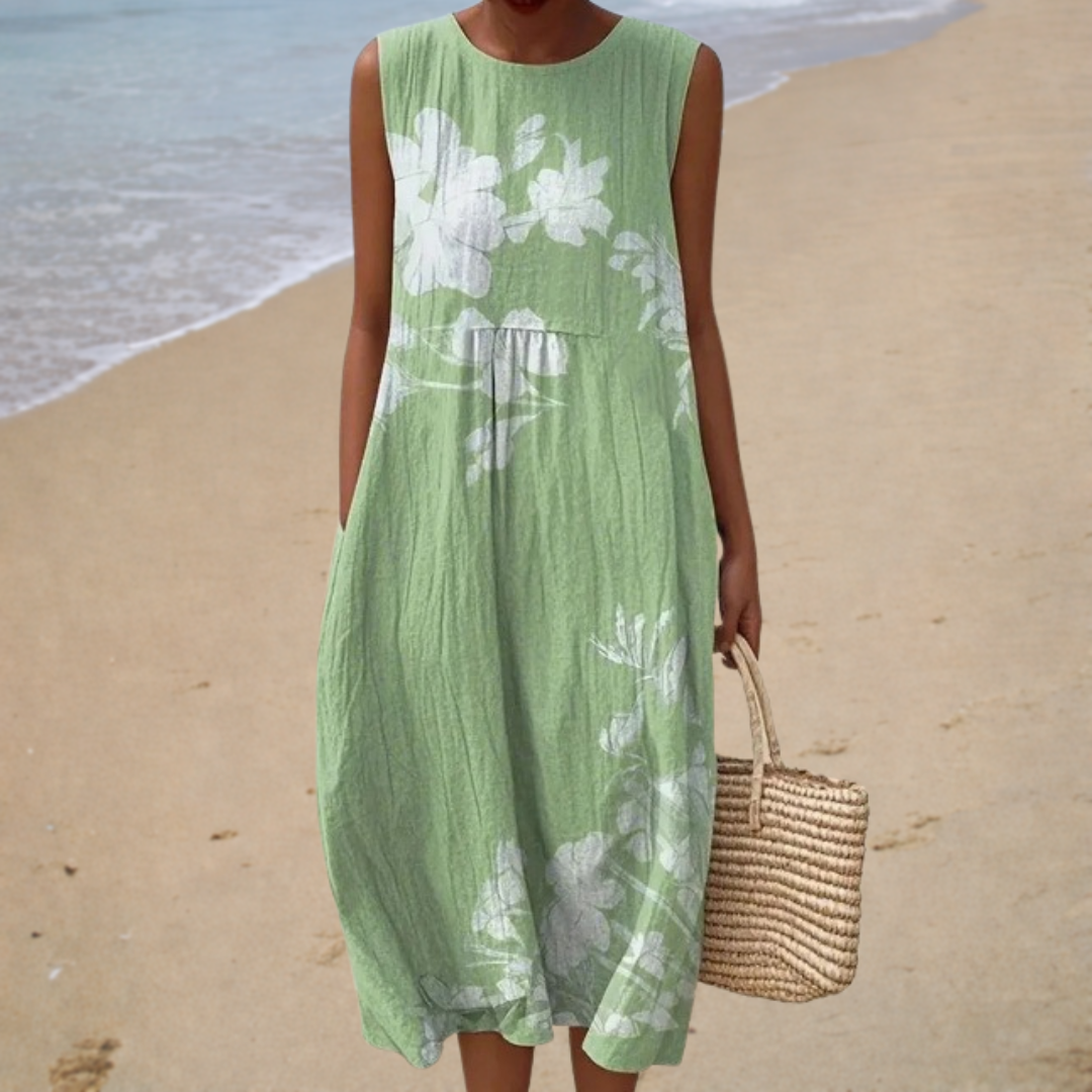 Comfortabele mouwloze zomerjurk