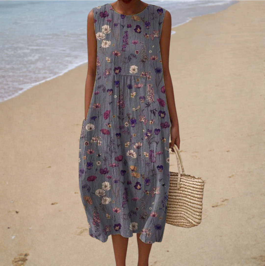 Comfortabele mouwloze zomerjurk