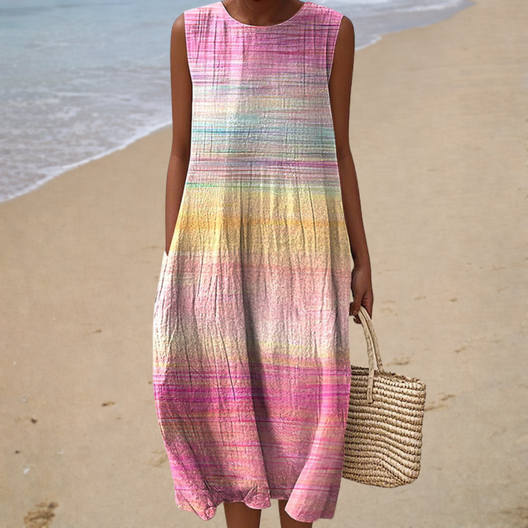 Comfortabele mouwloze zomerjurk