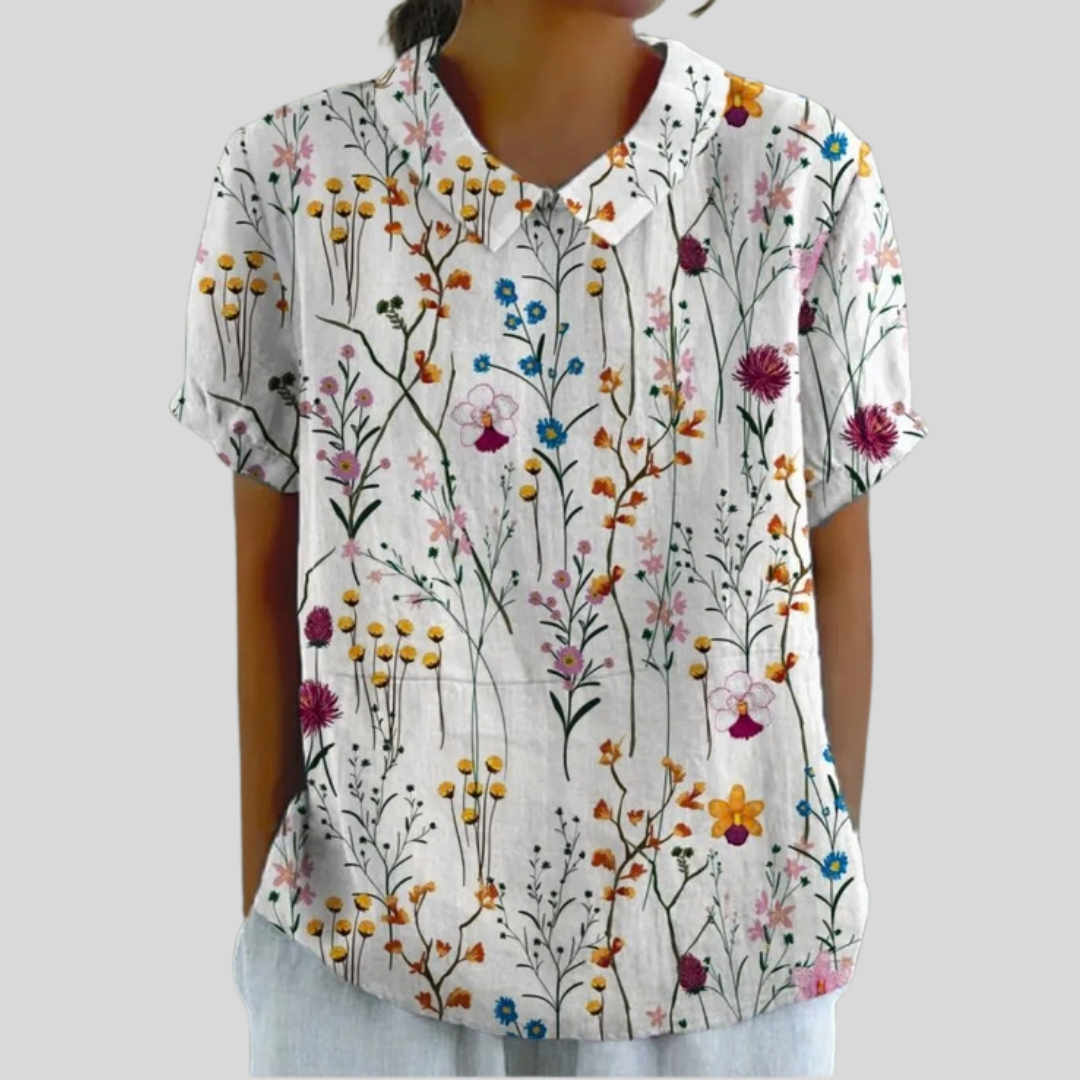 Elegante comfortabele bloementop