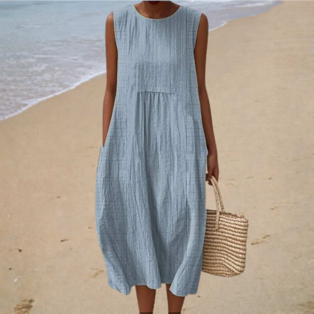 Comfortabele mouwloze zomerjurk