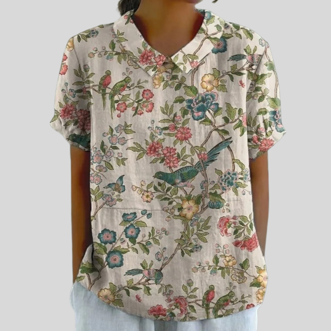 Elegante comfortabele bloementop