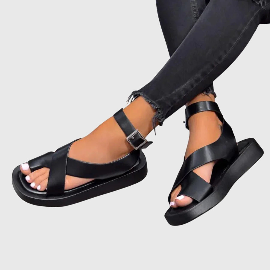 Bria - Sandalen met dik plateau