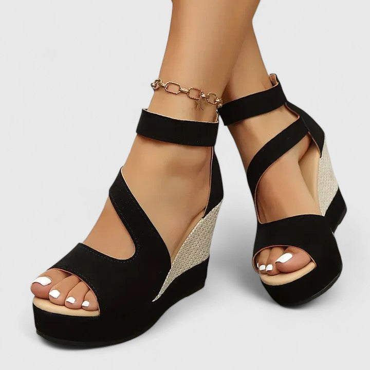 Aviana - Orthopedische sandalen met sleehak