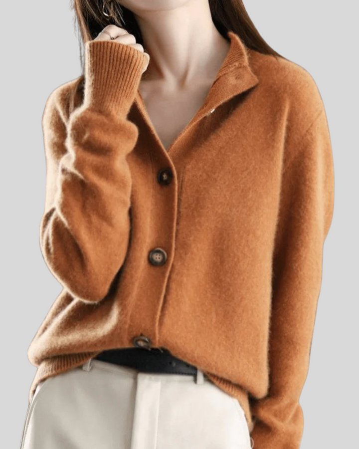 Claire | Kasjmier vest in retrostijl